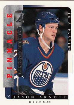 Jason Arnott #LTH-5B Hockey Cards 1996 Pinnacle Be A Player Link 2 History