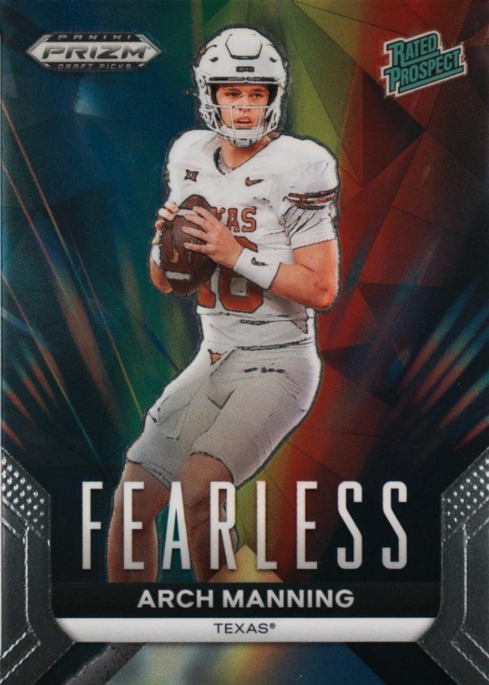 Arch Manning #F-AM 2024 Panini Prizm Draft Picks Fearless Football