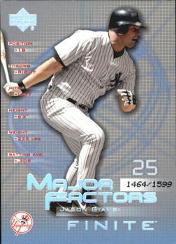 Jason Giambi #120 2003 Upper Deck Finite Baseball