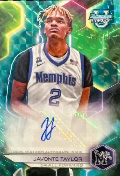 Javonte Taylor [Geometric Teal Refractor] #B23-JT
