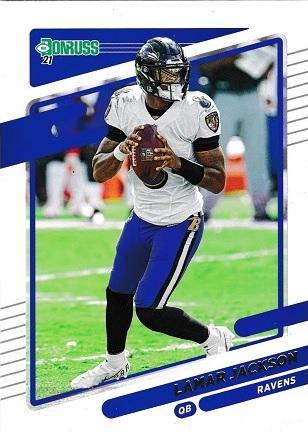 Lamar Jackson #239 Football Cards 2021 Panini Donruss
