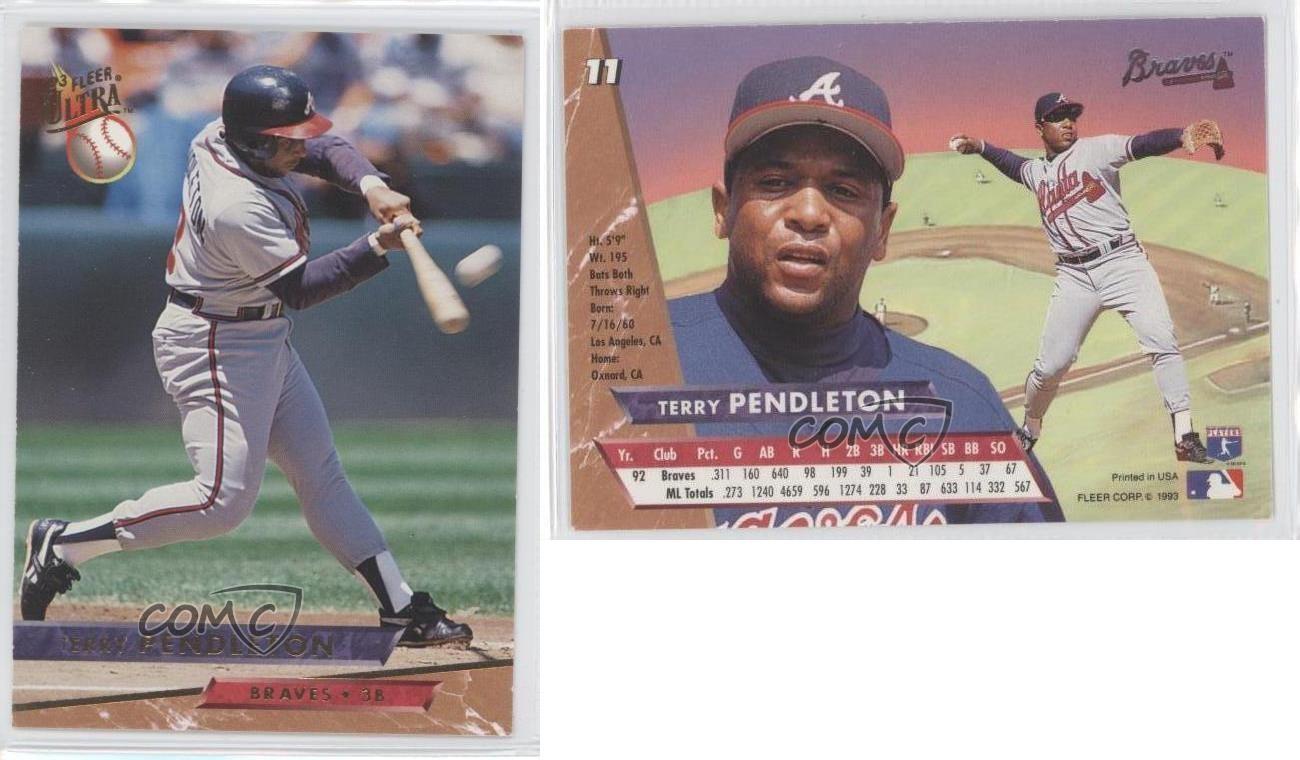 Terry Pendleton #11 Baseball Cards 1993 Ultra
