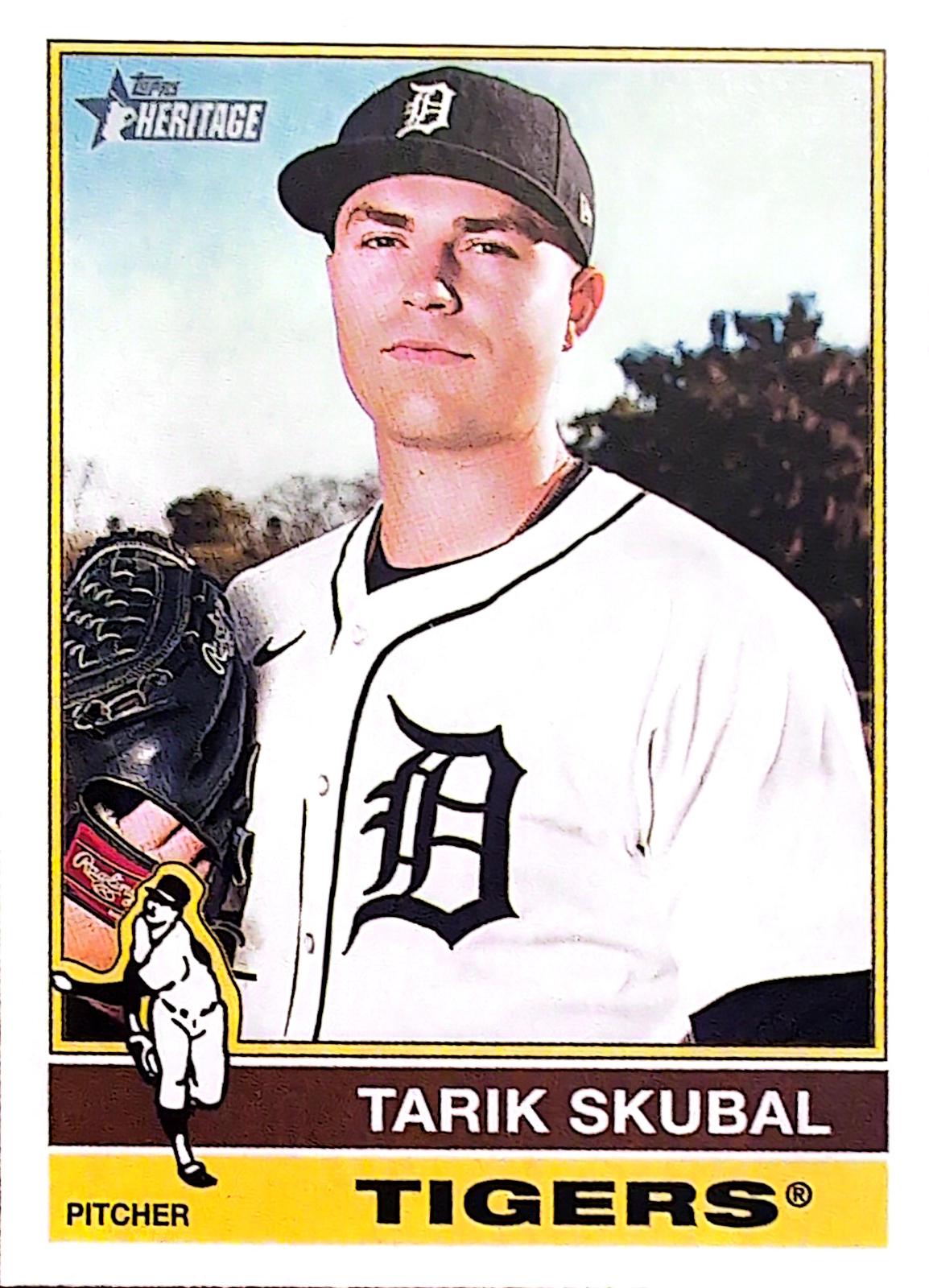 Tarik Skubal #116 Baseball Cards 2025 Topps Heritage