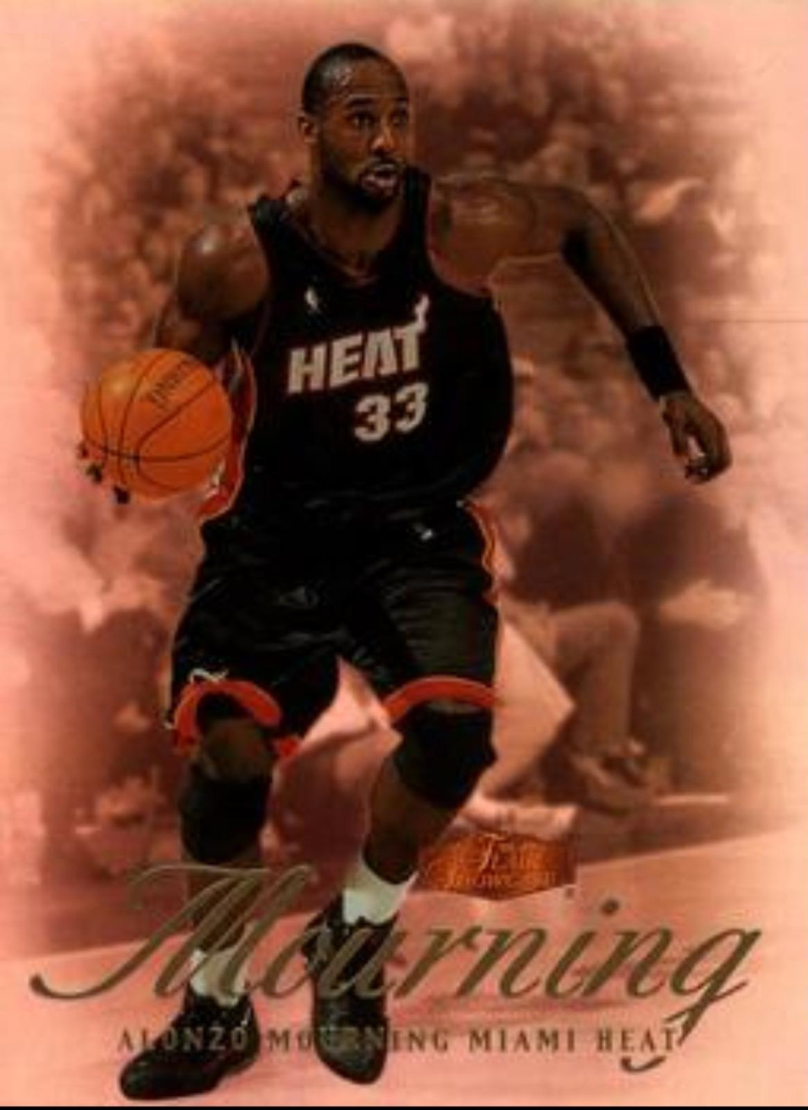 Alonzo Mourning #13 1999-00 Flair Showcase Basketball