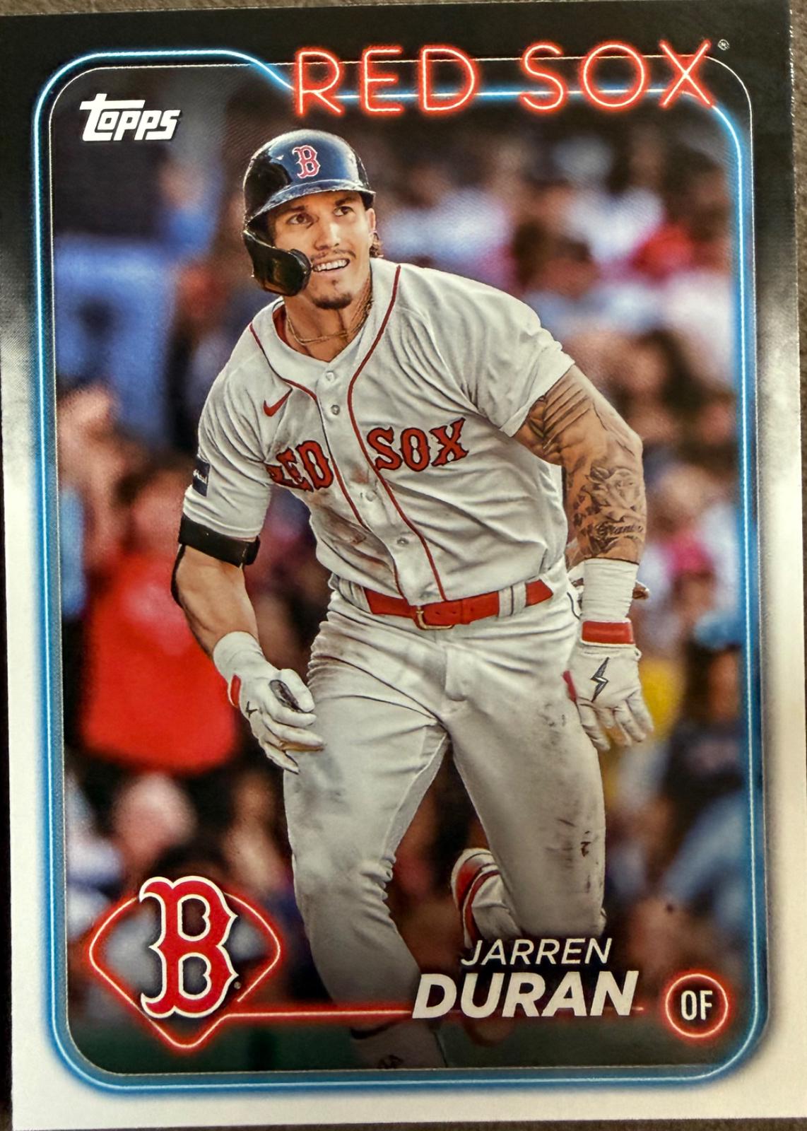 Jarren Duran #BOS-8 2024 Topps Team Set Baseball