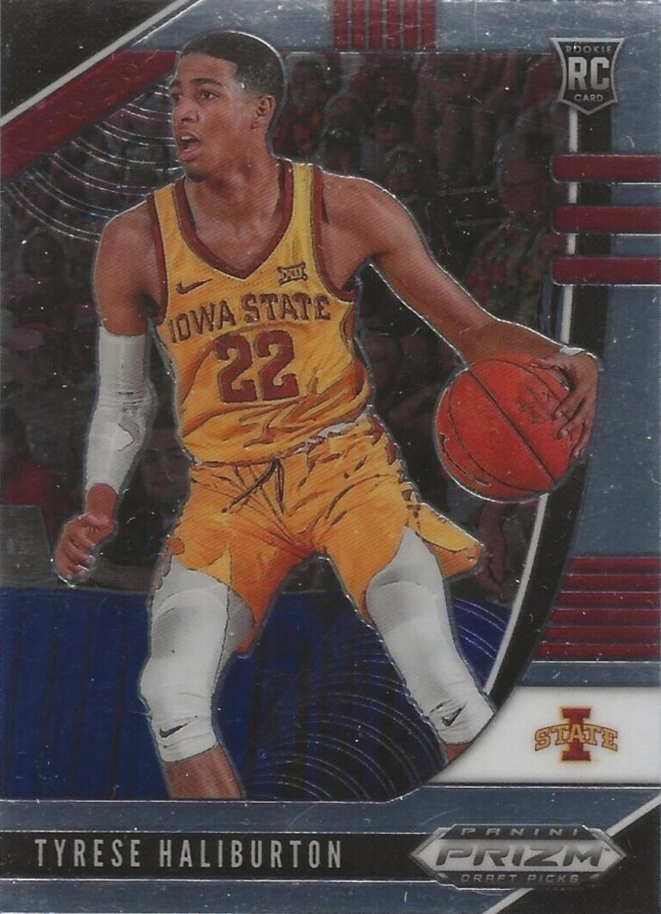 Tyrese Haliburton #50 Basketball Cards 2020 Panini Prizm Draft Picks