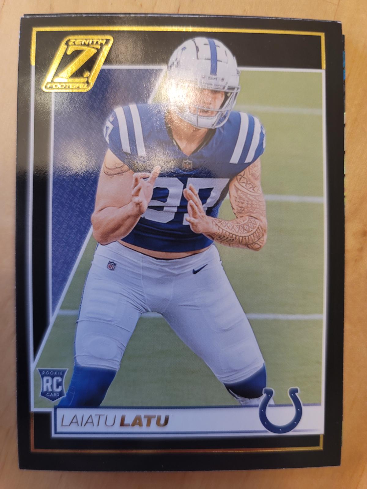Laiatu Latu #167 Football Cards 2024 Panini Zenith