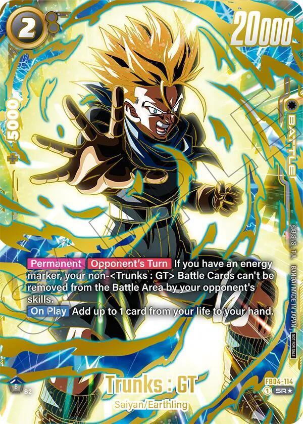 Trunks: GT FB04-114 Dragon Ball Fusion World Special Tournament Promo