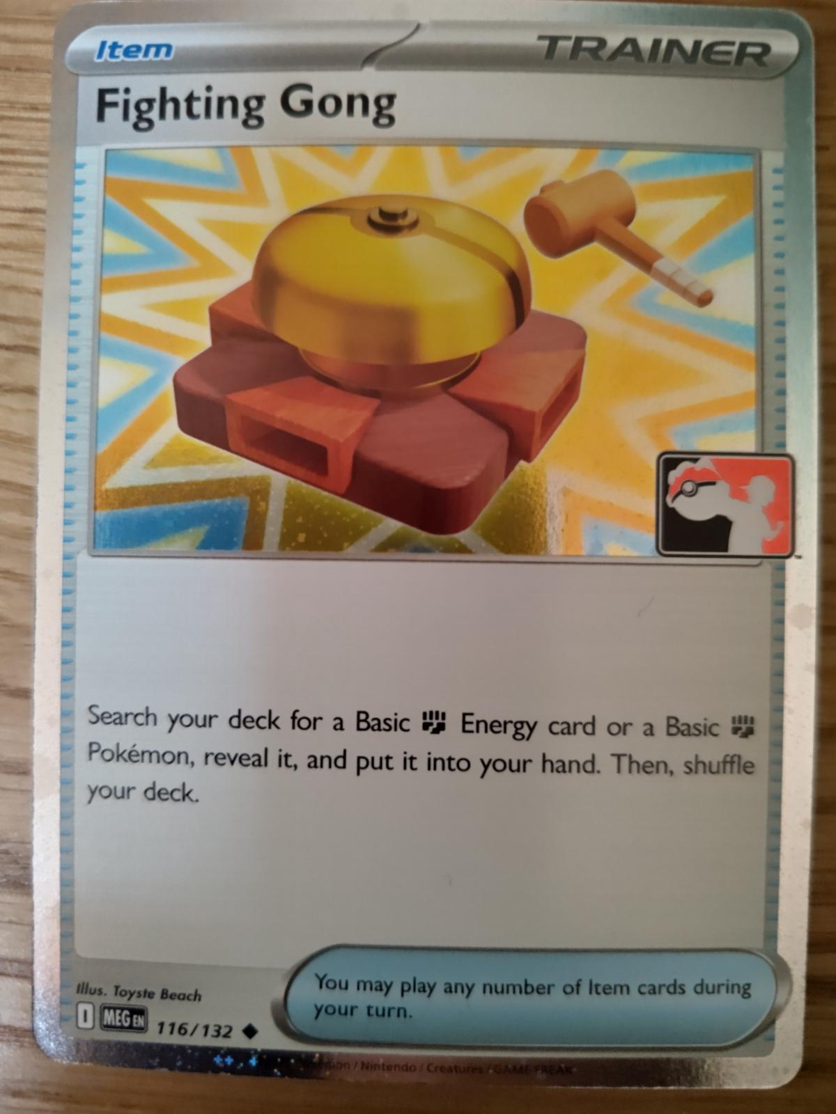 Fighting Gong [Prize Pack] #116 Prices | Pokemon Mega Evolution | Pokemon  Cards