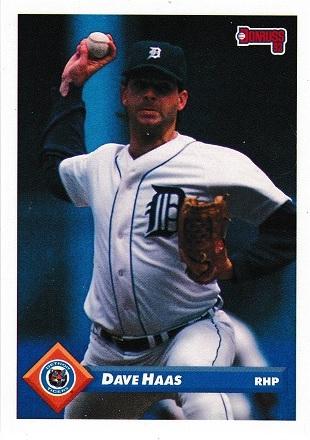 Dave Haas #335 Baseball Cards 1993 Donruss