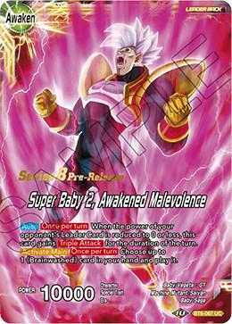Super Baby 1 // Super Baby 2, Awakened Malevolence BT8-067 Dragon Ball Super Malicious Machinations: Pre-Release Promos