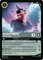 Mickey Mouse - Playful Sorcerer #225 Prices | Lorcana Illumineer's