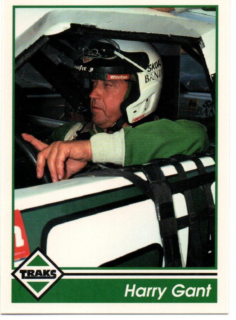 Harry Gant #33 Racing Cards 1992 Traks NASCAR