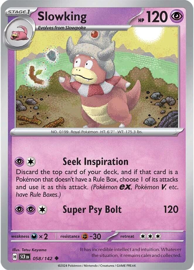 Slowking #58 Pokemon Stellar Crown