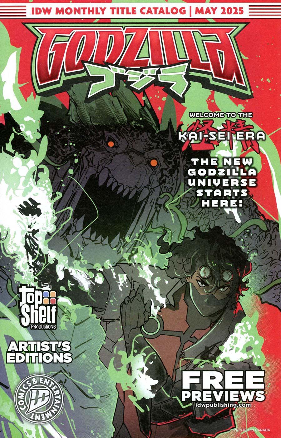 IDW Monthly Title Catalog #1 (2025) Comic Books IDW Monthly Title Catalog