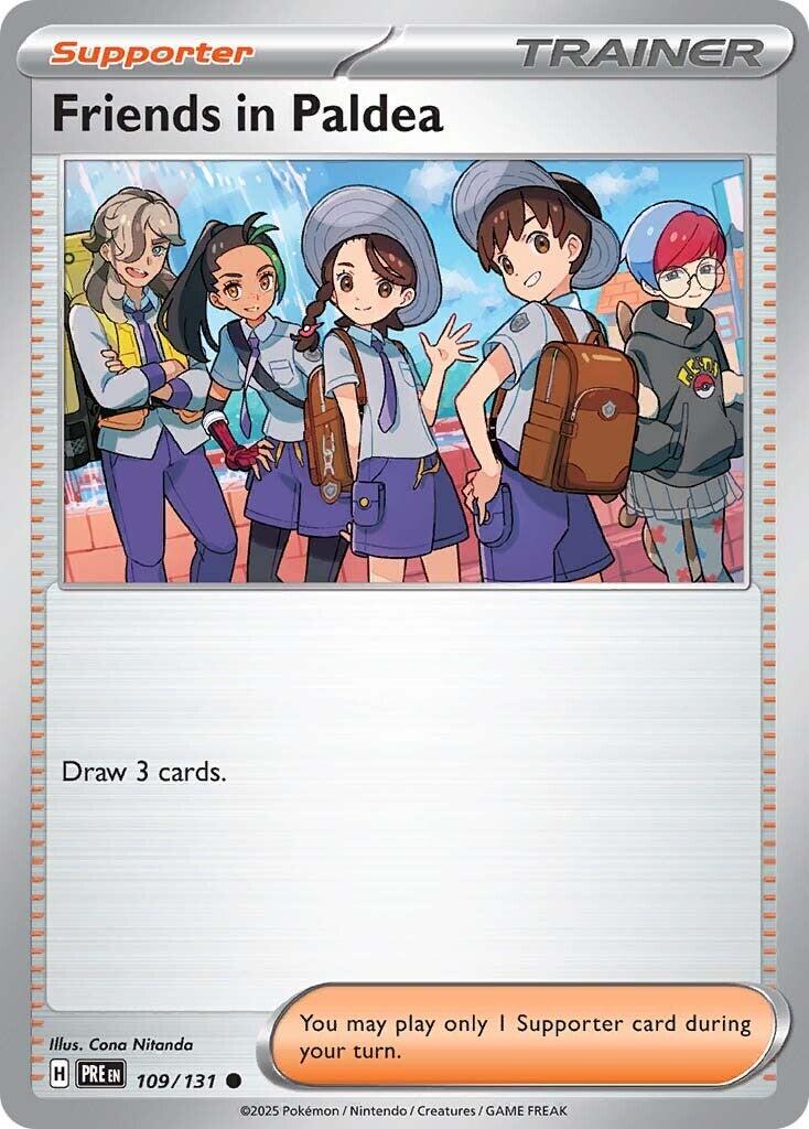 Friends in Paldea #109 Pokemon Prismatic Evolutions