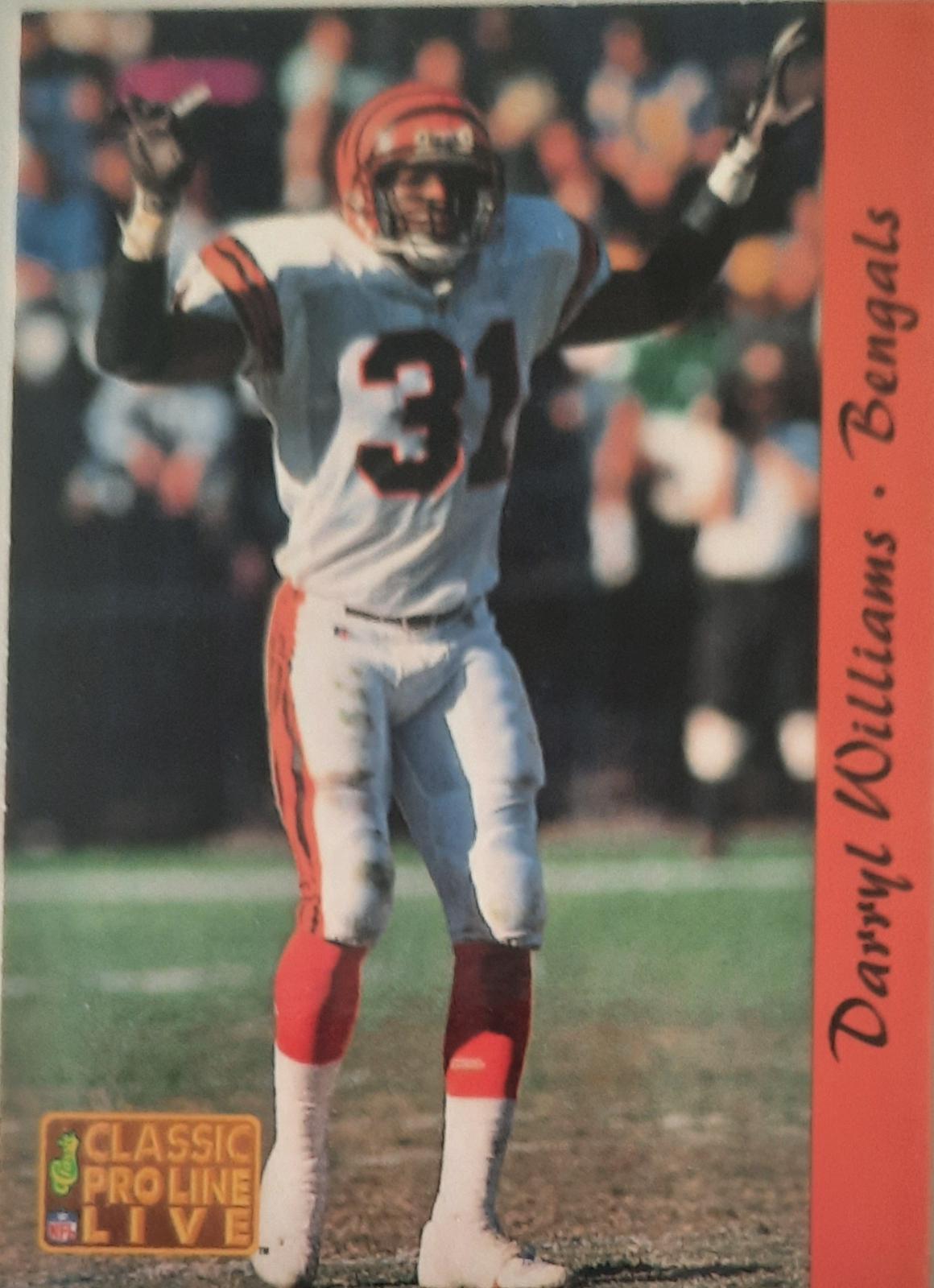 Darryl Williams #38 1993 Classic Pro Line Live Football