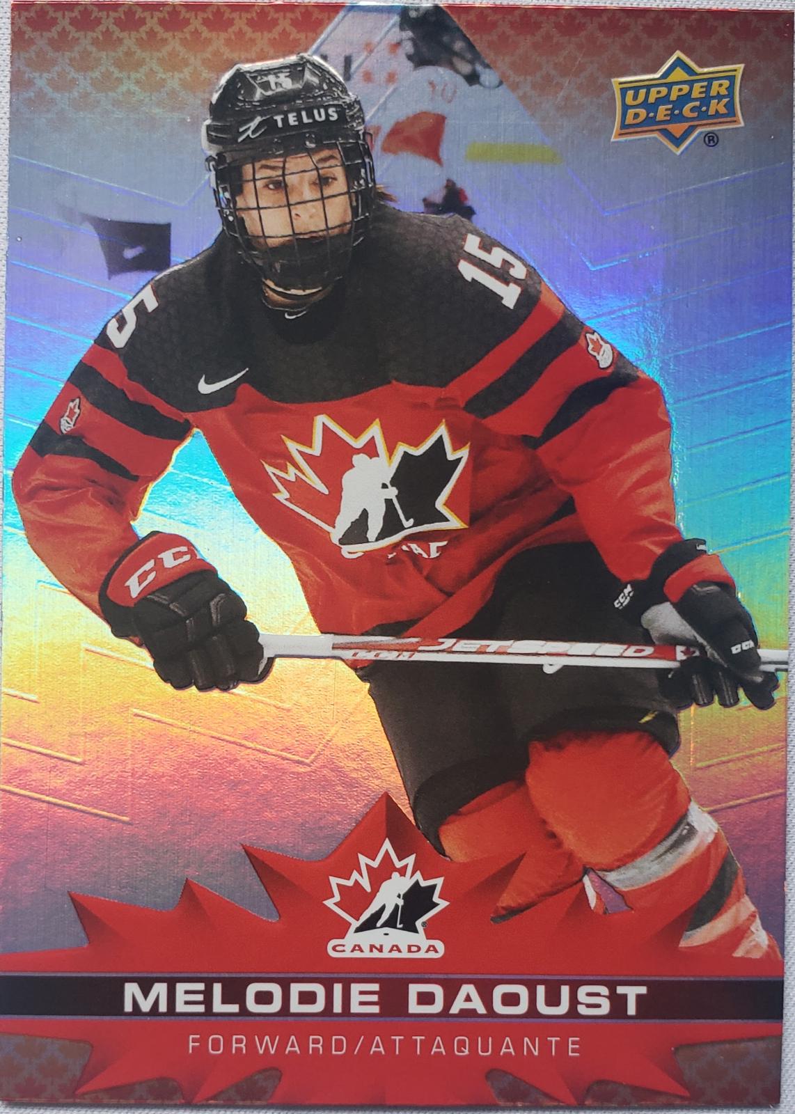 Melodie Daoust #77 2021 Upper Deck Tim Hortons Team Canada Hockey