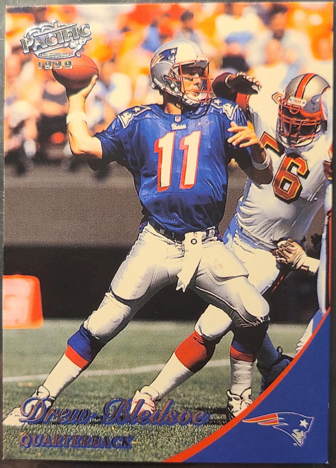 Drew Bledsoe #1 Football Cards 1999 Pacific