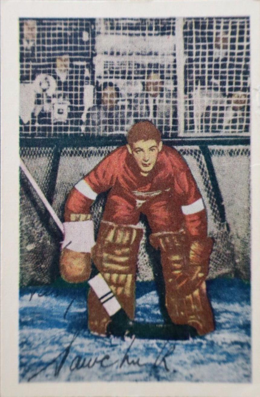 Terry Sawchuck #86 Hockey Cards 1952 Parkhurst