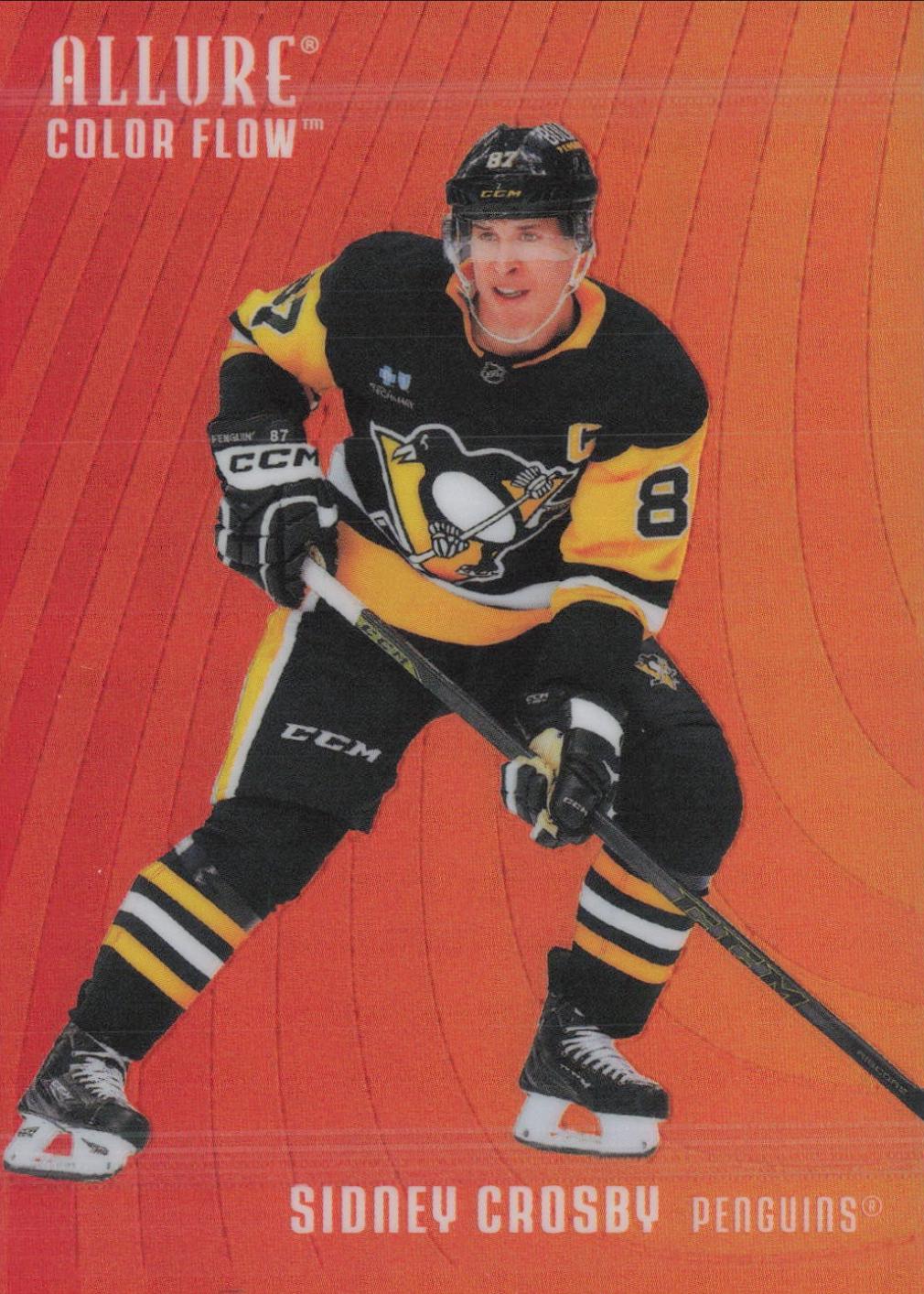 2025 Upper Deck Allure Color Flow Sidney Crosby [Red-Orange] #CF-24 card