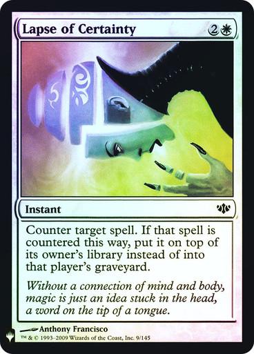 Lapse Of Certainty