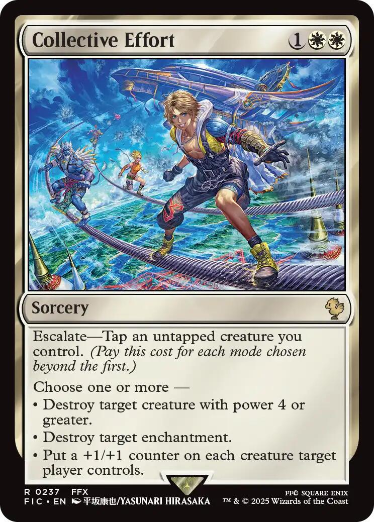 Collective Effort [Foil] (Magic Final Fantasy Commander)