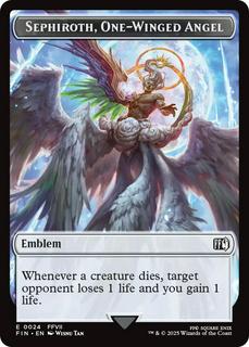 Emblem - Sephiroth, One-Winged Angel & Robot Warrior