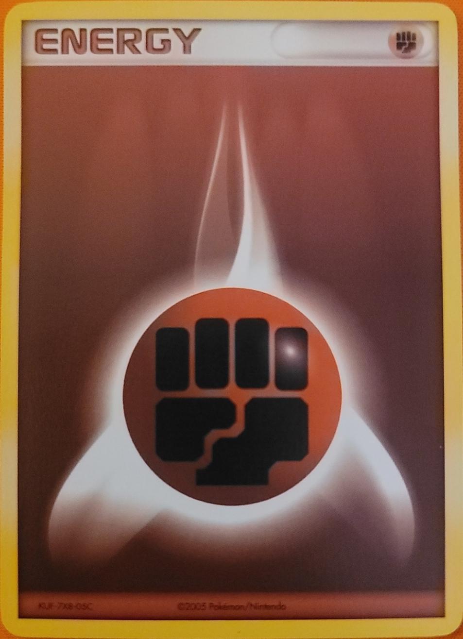 Fighting Energy [2005] Pokémon Card from Pokemon Promo Set 