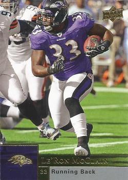 Le'Ron McClain #17 Football Cards 2009 Upper Deck
