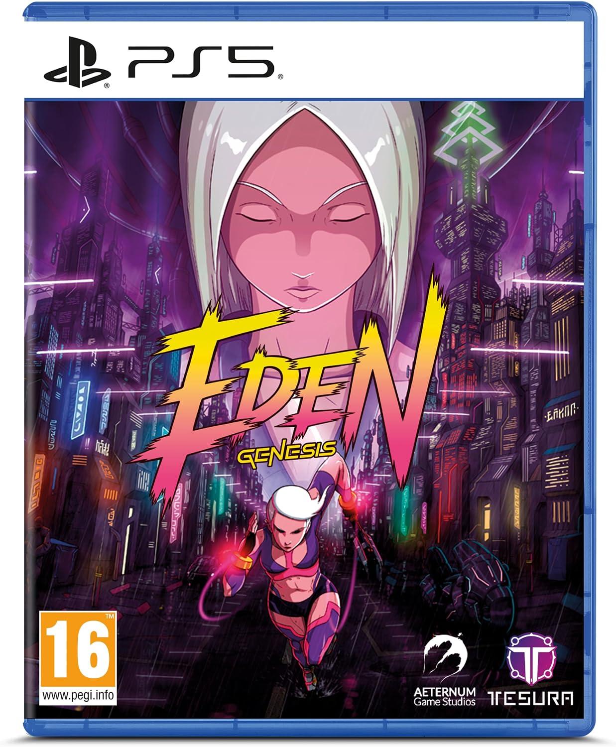 Carátula de Eden Genesis para PS5 (edición PAL España)