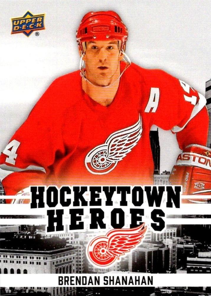 Brendan Shanahan #HH-6 2025-26 Upper Deck Detroit Red Wings Centennial Hockeytown Heroes