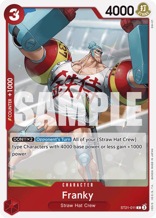 Franky ST21-011 One Piece Starter Deck 21: Gear5