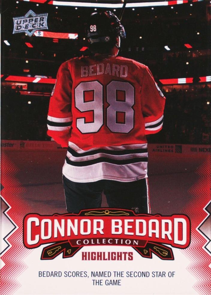 Connor Bedard #19 Hockey Cards 2023 Upper Deck Connor Bedard Collection