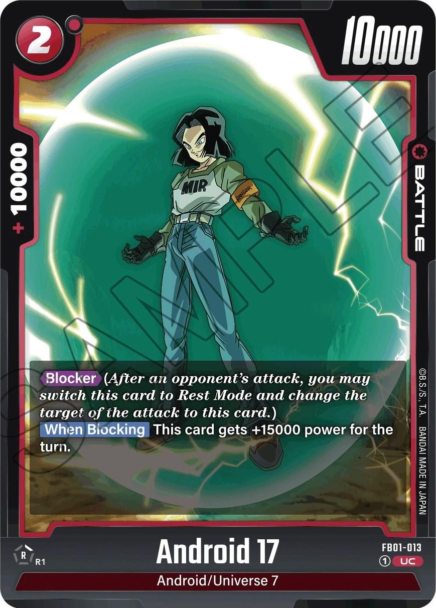 Android 17 FB01-013 Dragon Ball Fusion World Awakened Pulse