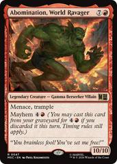 Abomination, World Ravager [Surge Foil] #47
