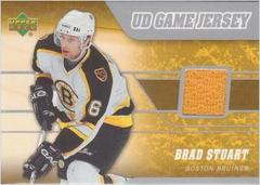Brad Stuart #J-BS Hockey Cards 2006 Upper Deck Game Jersey Prices