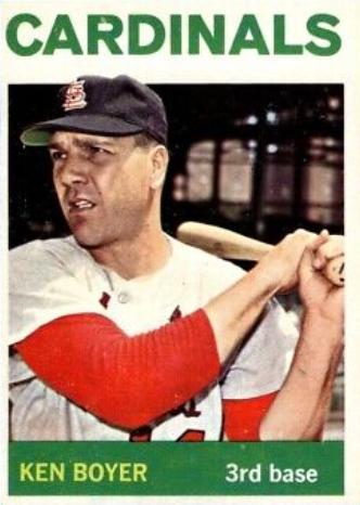 Ken Boyer #160 Baseball Cards 1964 Topps