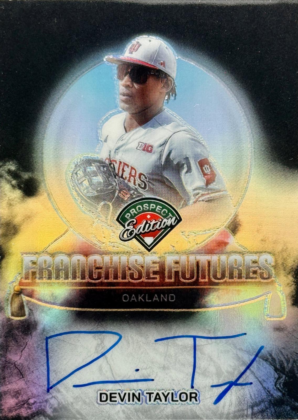 Devin Taylor #FFS-DT 2025 Panini Prospect Edition Franchise Futures Signature Baseball