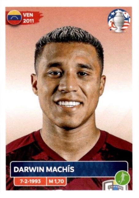 Darwin Machis #VEN20 2024 Panini Copa America Sticker Soccer