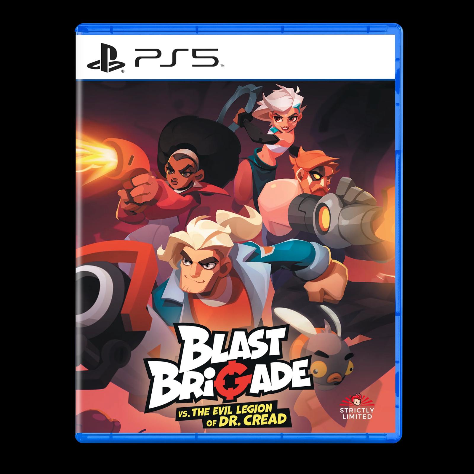 Carátula de Blast Brigade Vs. The Evil Legion Of Dr. Cread para PS5 (edición PAL España)