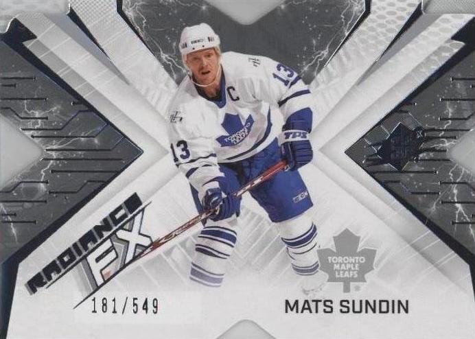 Mats Sundin #RFX-18 2022-23 SPx Hockey Radiance FX