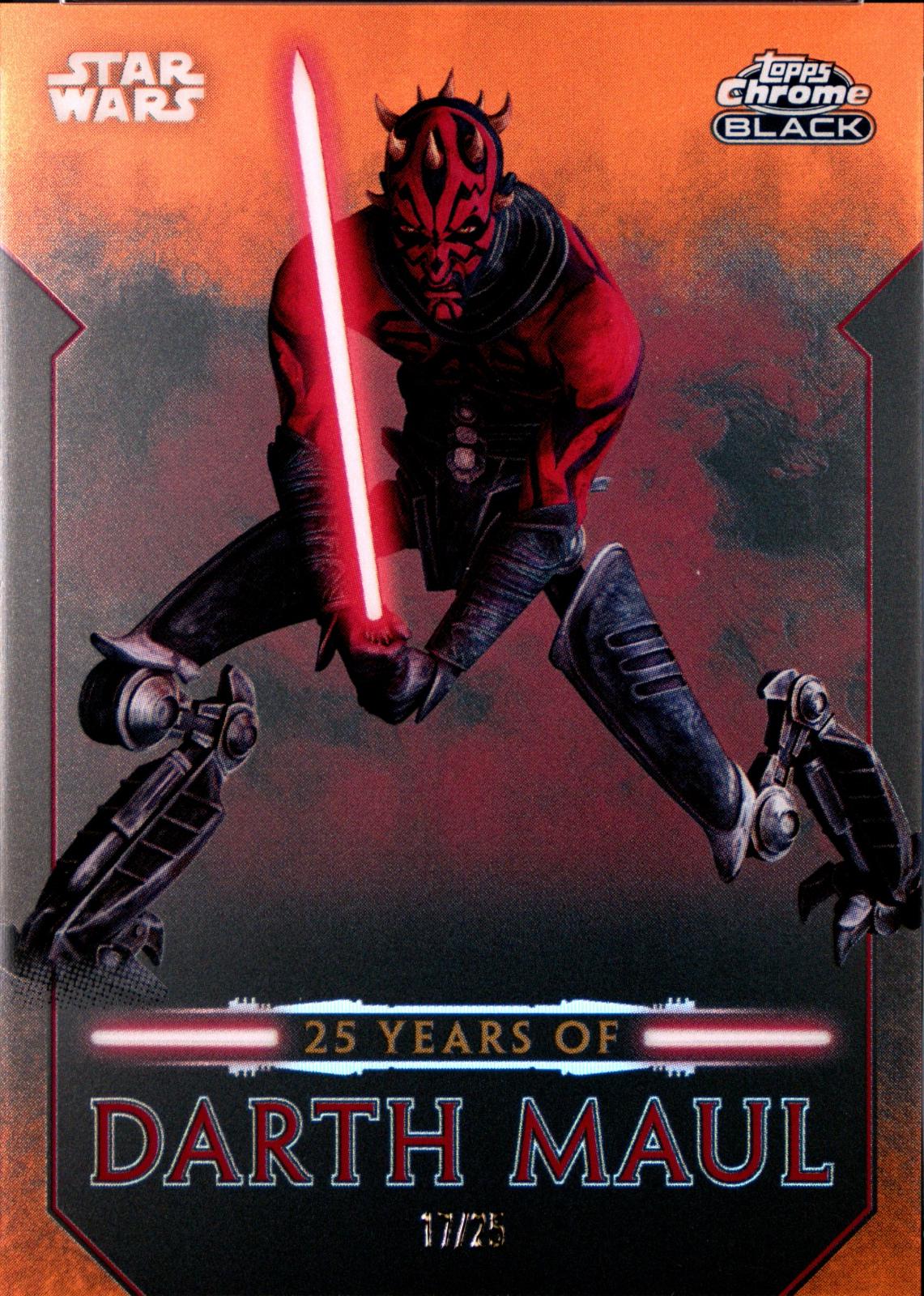 2025 Darth Maul [Orange Refractor] #DM-18