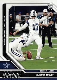 Brandon Aubrey #79 Football Cards 2023 Panini Instant