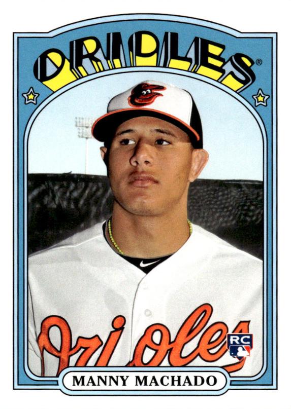 Manny Machado #27 Baseball Cards 2013 Topps Archives