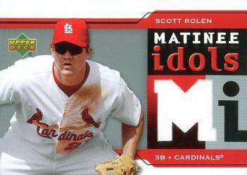 Scott Rolen #MI-SR Baseball Cards 2005 Upper Deck Matinee Idols Jersey