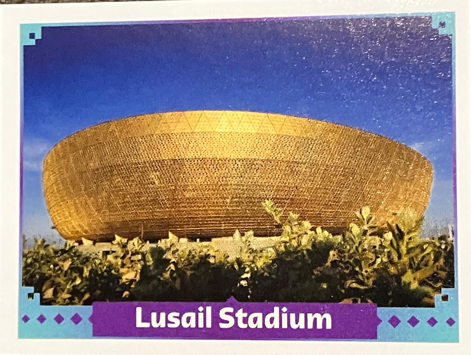Lusail Stadium #FWC16 2022 Panini World Cup Qatar Stickers Soccer