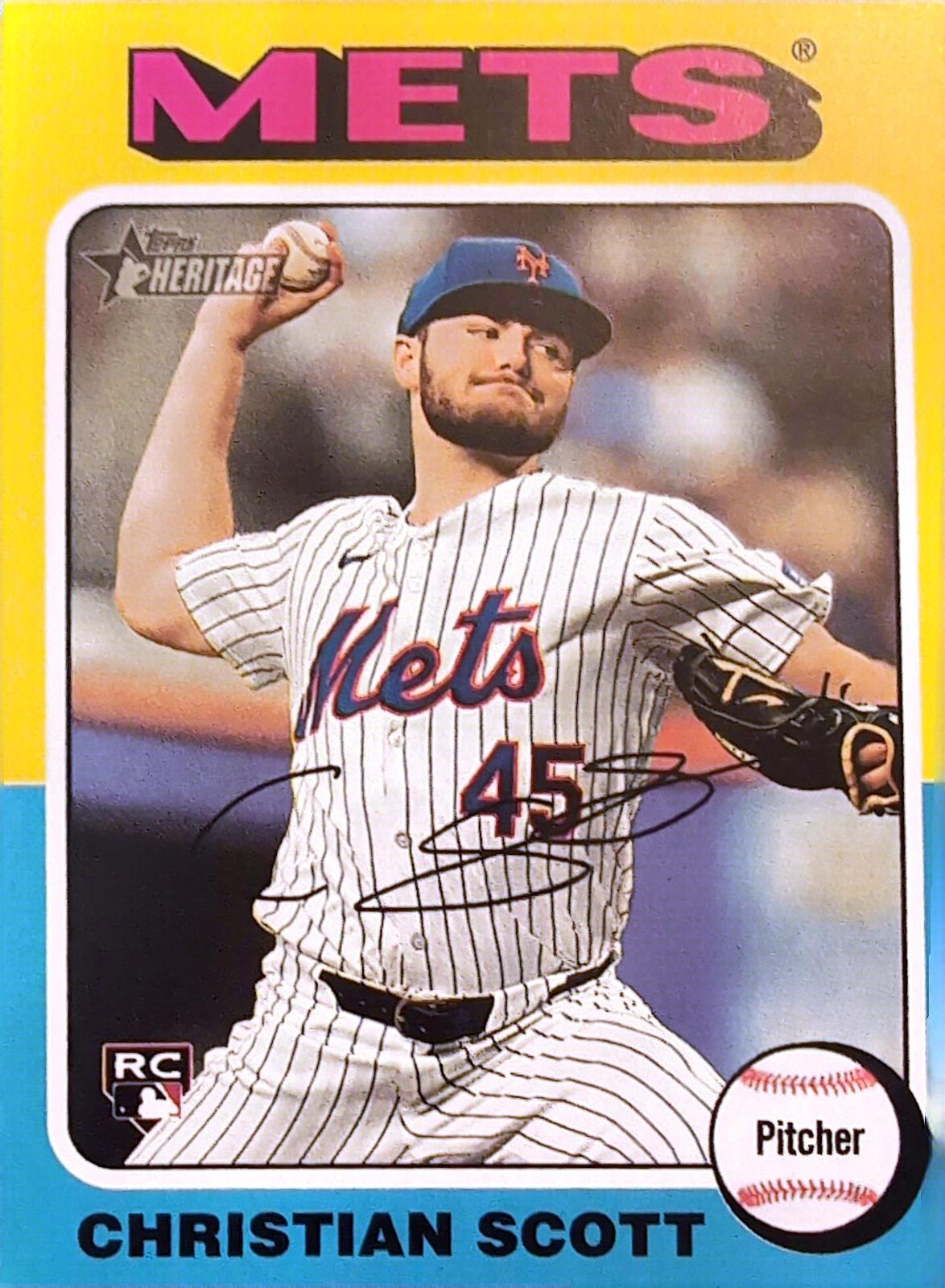 Christian Scott #587 Baseball Cards 2024 Topps Heritage