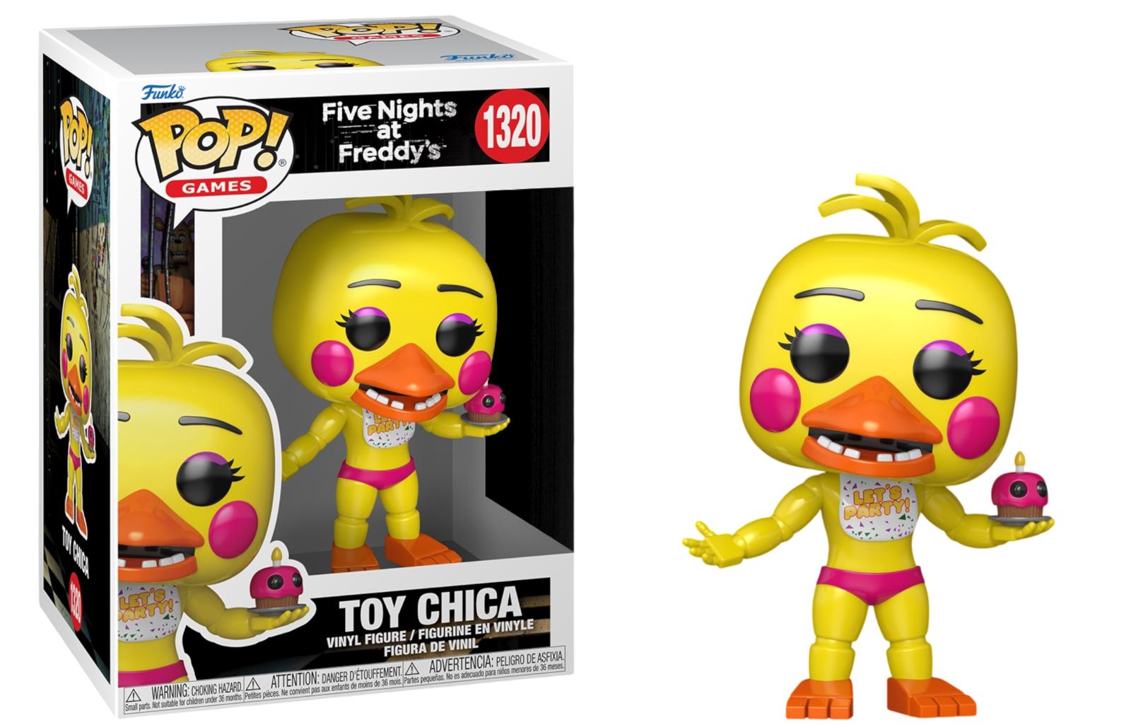 Toy Chica #1320 Five Nights at Freddy's Funko Pop box and figure