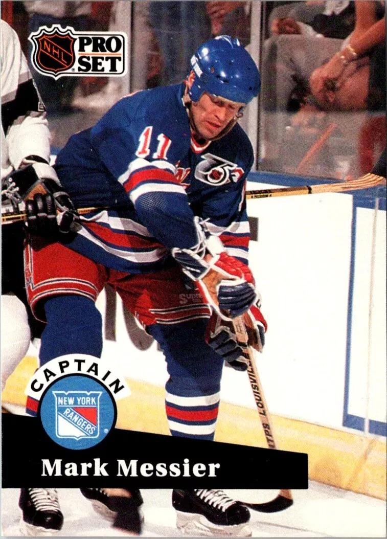 Mark Messier #579 Hockey Cards 1991 Pro Set